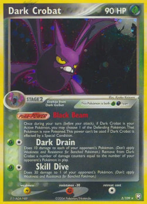 Pokemon Dark Crobat (TRR 3)