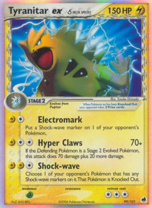 Pokemon Tyranitar ex δ Delta Species (DF 99)