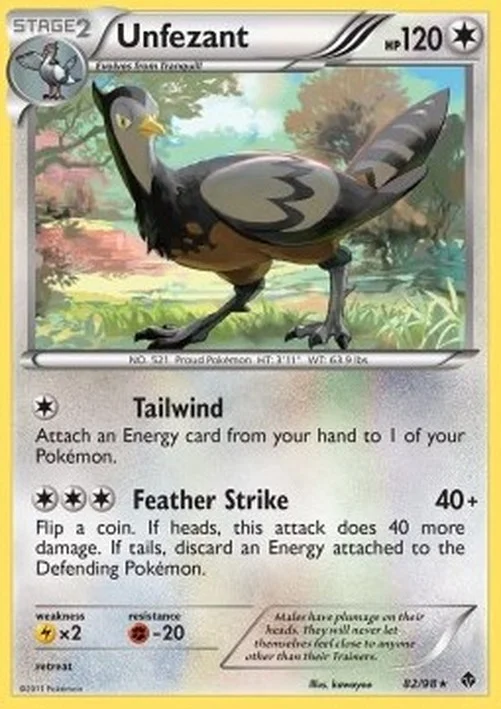 Pokemon Unfezant (EPO 82)