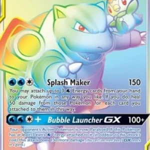 Pokemon Blastoise & Piplup GX (CEC 253)
