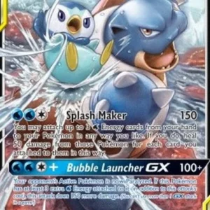 Pokemon Blastoise & Piplup GX (CEC 38)
