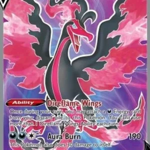 Pokemon Galarian Moltres V (CRE 176)