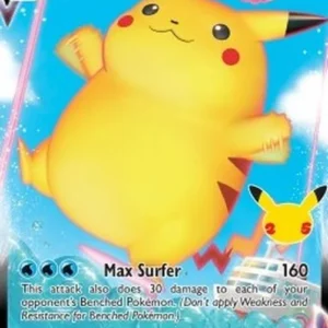 Pokemon Surfing Pikachu VMAX (CEL 009)