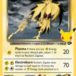 Pokemon Rocket's Zapdos (CEL GC 15)