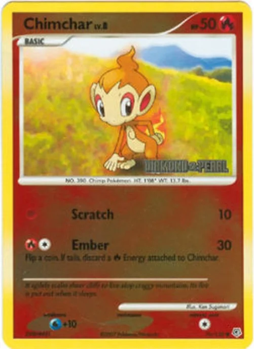 Pokemon Chimchar Lv.8 (BKPR DP 76)