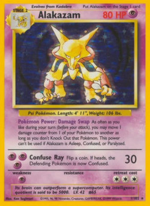 Pokemon Alakazam (BS 1)