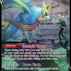 Pokemon Zacian V (ASR TG21)