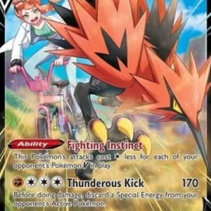 Pokemon Galarian Zapdos V (ASR TG19)