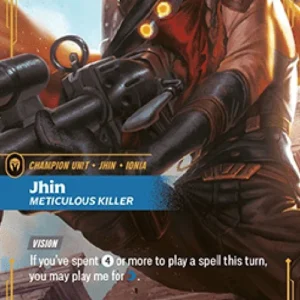 Riftbound UNL Jhin, Meticulous Killer (V.2 - Showcase)