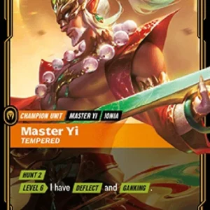 Riftbound UNL Master Yi, Tempered (V.2 - Showcase)