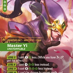 Riftbound UNL Master Yi, Unstoppable (V.1 - Epic)