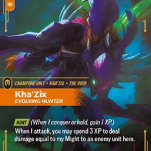 Riftbound UNL Kha'Zix, Evolving Hunter (V.1 - Epic)