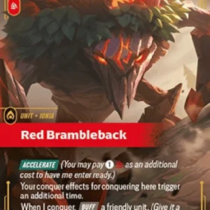 Riftbound UNL Red Brambleback (V.1 - Epic)