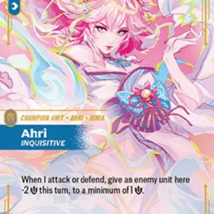 Riftbound SFD Ahri, Inquisitive (V.1 - Showcase)