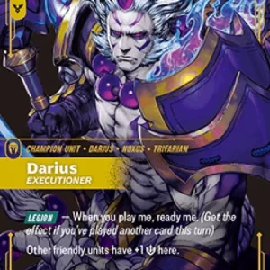 Riftbound SFD Darius, Executioner (V.1 - Showcase)