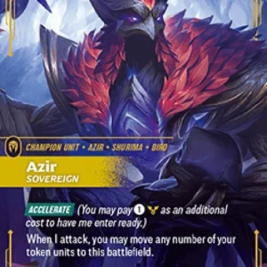 Riftbound SFD Azir, Sovereign (V.2 - Showcase)
