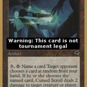 Magic: The Gathering Cursed Scroll