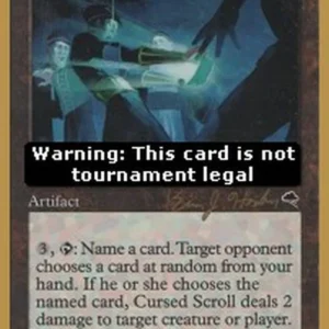 Magic: The Gathering Cursed Scroll
