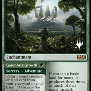 Magic: The Gathering Virtue of Strength // Garenbrig Growth (V.2)