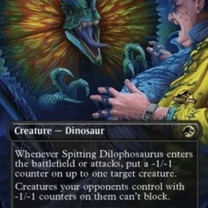 Magic: The Gathering Spitting Dilophosaurus (V.1)