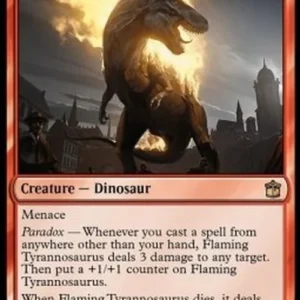 Magic: The Gathering Flaming Tyrannosaurus