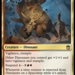 Magic: The Gathering Dinosaurs on a Spaceship