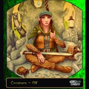 Magic: The Gathering Elf Token (Green 1/1)