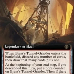Magic: The Gathering Brass's Tunnel-Grinder // Tecutlan, the Searing Rift