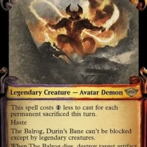 Magic: The Gathering The Balrog, Durin's Bane (V.1)
