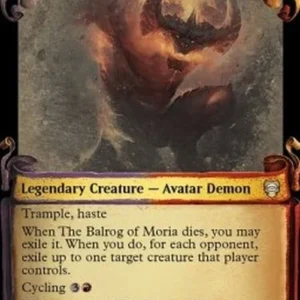 Magic: The Gathering The Balrog of Moria (V.1)