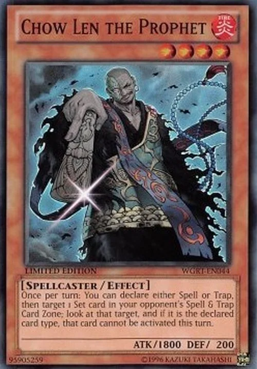 Yu-Gi-Oh! WGRT Chow Len the Prophet