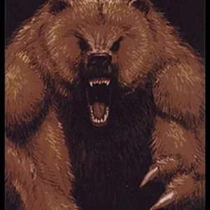 Magic: The Gathering Bear Token (Green 2/2)