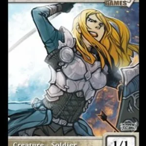 Magic: The Gathering Soldier Token (White 1/1) (V.1)