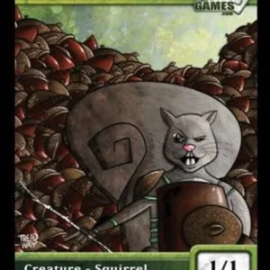 Magic: The Gathering Squirrel Token (Green 1/1)