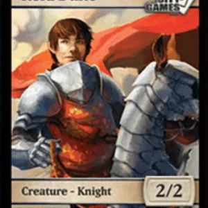 Magic: The Gathering Knight Token (White 2/2 Vigilance)