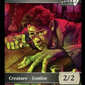 Magic: The Gathering Zombie Token (Black 2/2)