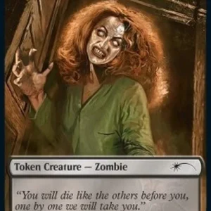 Magic: The Gathering Zombie Token (Black 2/2)