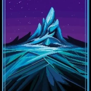 Magic: The Gathering Snow-Covered Island (V.1)