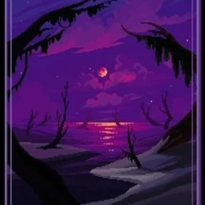 Magic: The Gathering Snow-Covered Swamp (V.1)