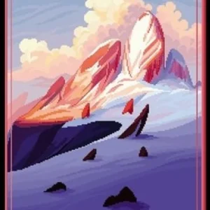 Magic: The Gathering Snow-Covered Mountain (V.1)
