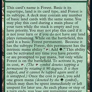 Magic: The Gathering Forest