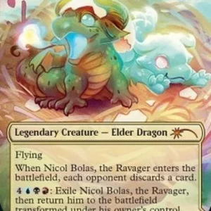 Magic: The Gathering Nicol Bolas, the Ravager // Nicol Bolas, the Arisen (V