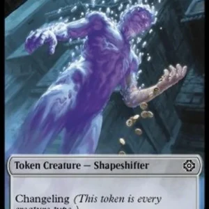 Magic: The Gathering Shapeshifter Token (C 3/2) // Cat Token (G 1/1)
