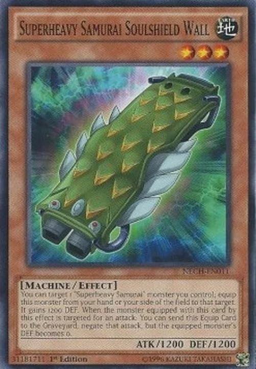 Yu-Gi-Oh! NECH Superheavy Samurai Soulshield Wall