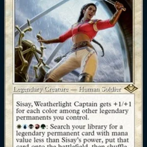 Magic: The Gathering Sisay, Weatherlight Captain (V.1)