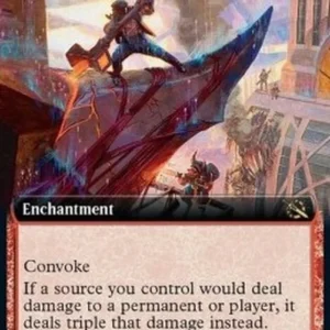 Magic: The Gathering Stadt on Fire