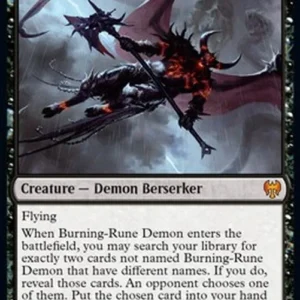 Magic: The Gathering Burning-Rune Demon
