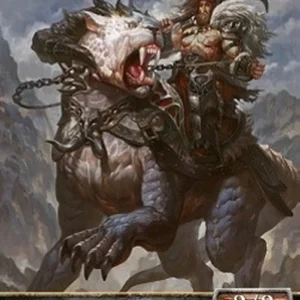 Magic: The Gathering Beast Token (Black 3/3) (V.3)