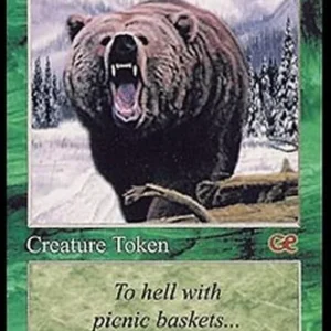 Magic: The Gathering Bear Token (Green 2/2)