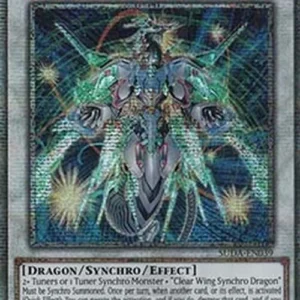 Yu-Gi-Oh! SUDA Crystal Clear Wing Over Synchro Dragon (V.2 - Quarter Centur